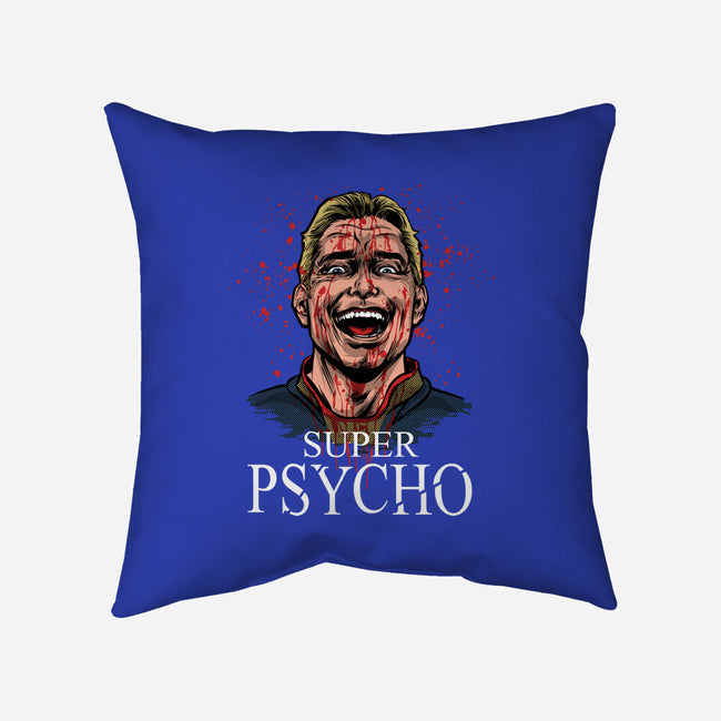 Super Psycho-None-Removable Cover-Throw Pillow-zascanauta