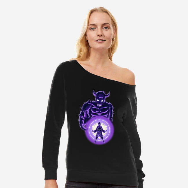 Eye Of Insight-Womens-Off Shoulder-Sweatshirt-rmatix