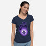 Eye Of Insight-Womens-V-Neck-Tee-rmatix