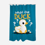 What The Duck-None-Polyester-Shower Curtain-NemiMakeit