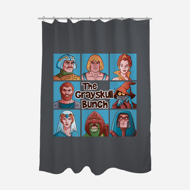 The Grayskull Bunch-None-Polyester-Shower Curtain-Skullpy