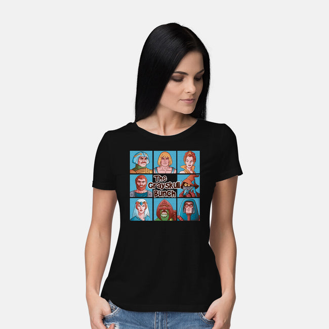 The Grayskull Bunch-Womens-Basic-Tee-Skullpy