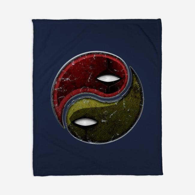 Snikt And Bang-None-Fleece-Blanket-Skullpy