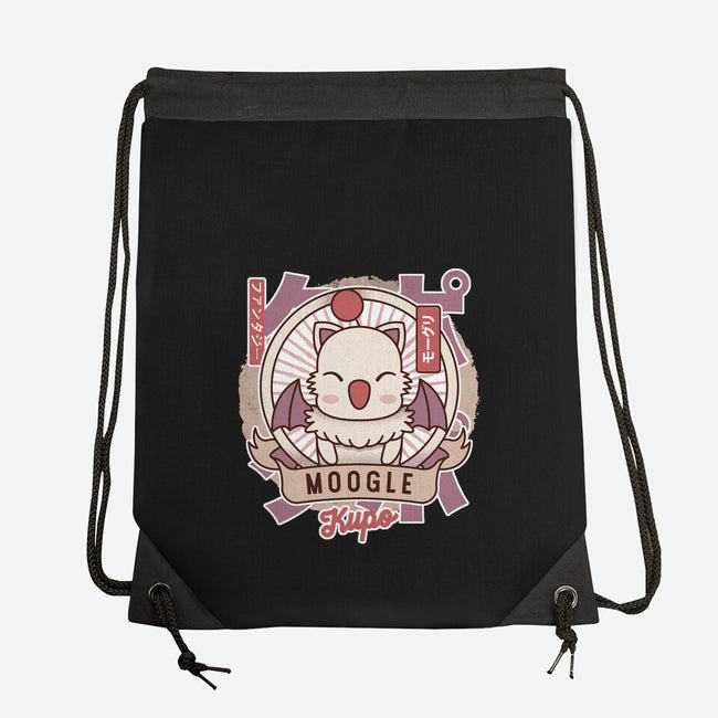 Moogle Retro-None-Drawstring-Bag-LAGELANTEE