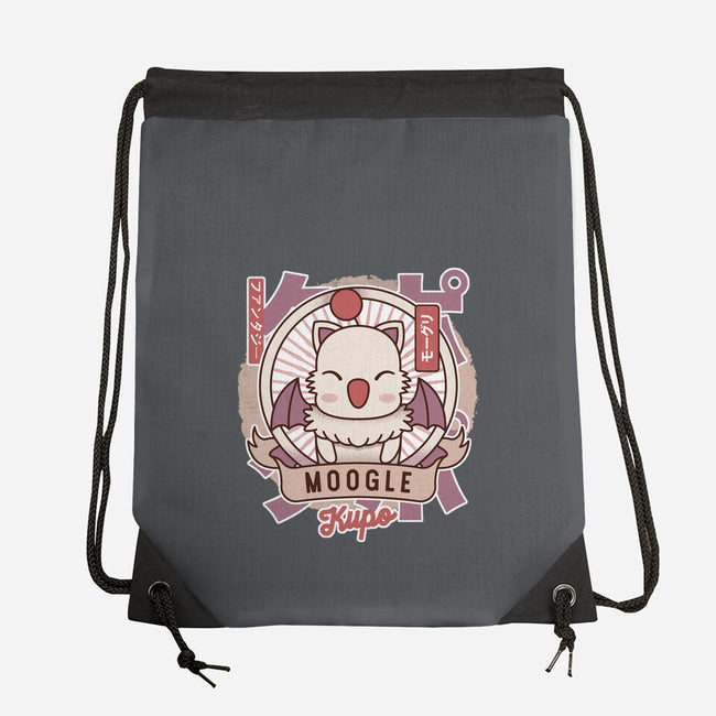 Moogle Retro-None-Drawstring-Bag-LAGELANTEE