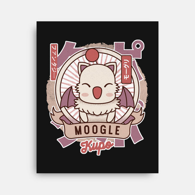 Moogle Retro-None-Stretched-Canvas-LAGELANTEE