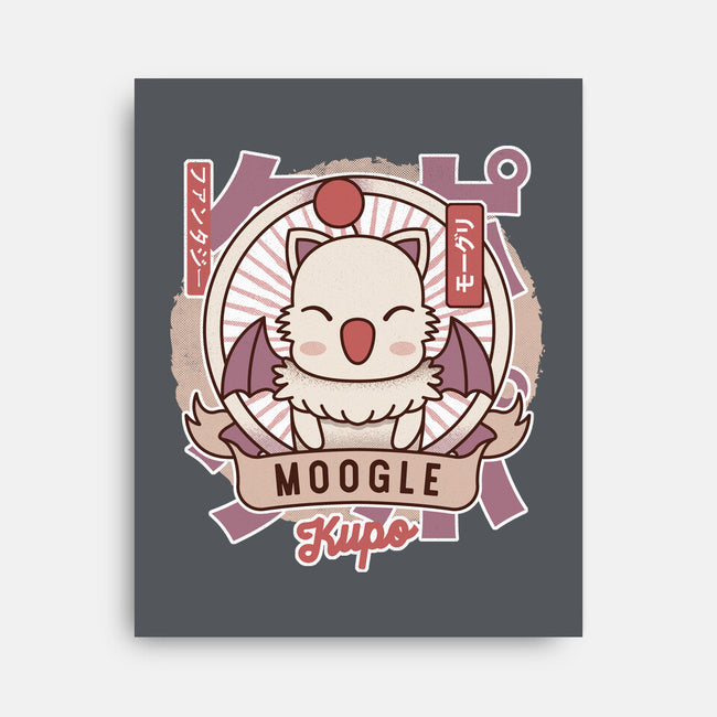 Moogle Retro-None-Stretched-Canvas-LAGELANTEE