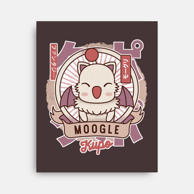 Moogle Retro-None-Stretched-Canvas-LAGELANTEE