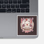 Moogle Retro-None-Glossy-Sticker-LAGELANTEE