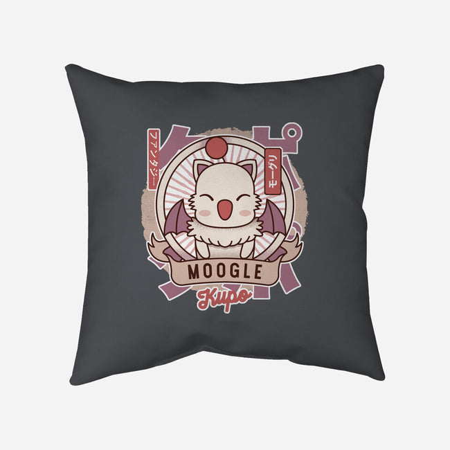 Moogle Retro-None-Non-Removable Cover w Insert-Throw Pillow-LAGELANTEE