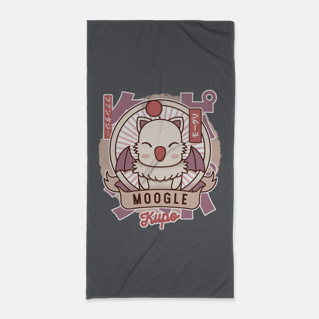 Moogle Retro-None-Beach-Towel-LAGELANTEE