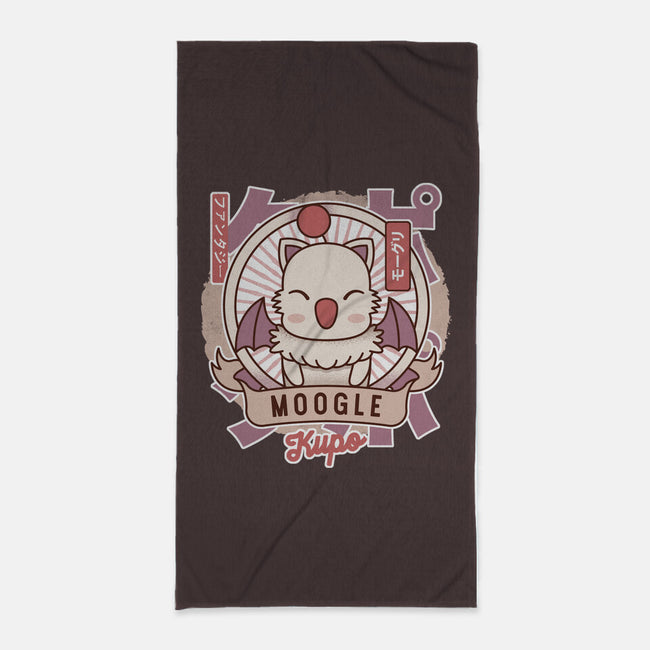 Moogle Retro-None-Beach-Towel-LAGELANTEE