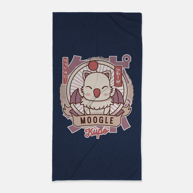 Moogle Retro-None-Beach-Towel-LAGELANTEE