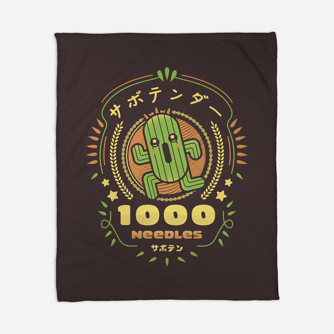 Cactuar Needles-None-Fleece-Blanket-LAGELANTEE