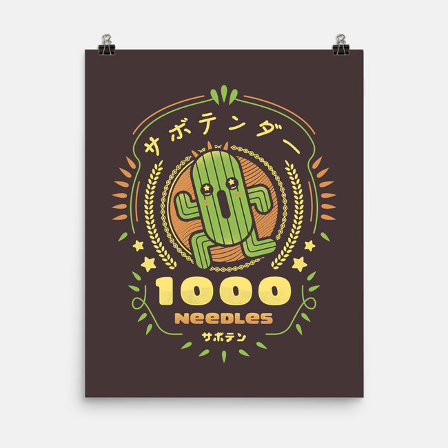 Cactuar Needles-None-Matte-Poster-LAGELANTEE