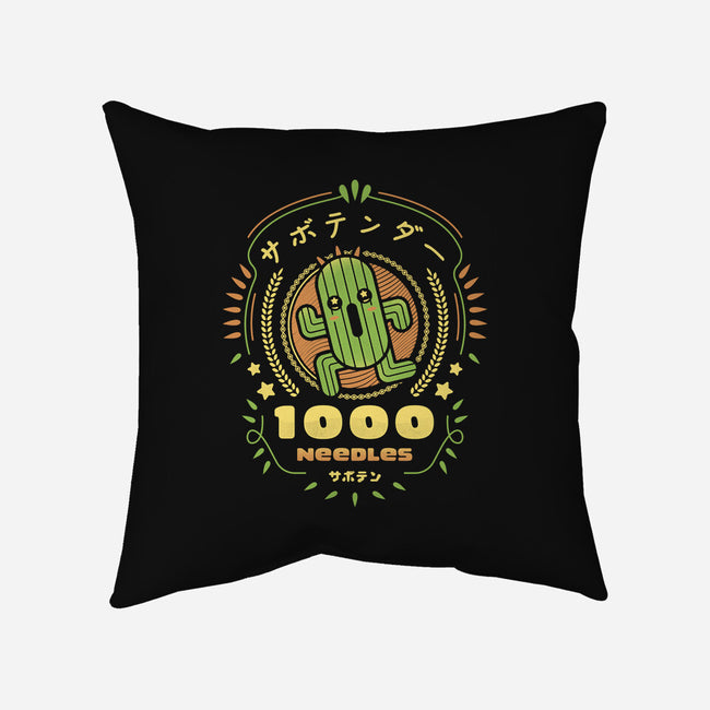 Cactuar Needles-None-Removable Cover-Throw Pillow-LAGELANTEE