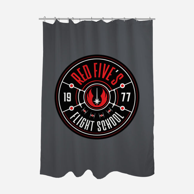 Red Five's Flight School-None-Polyester-Shower Curtain-BadBox