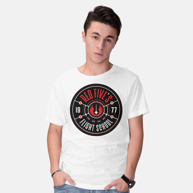 Red Five's Flight School-Mens-Basic-Tee-BadBox