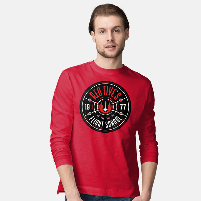 Red Five's Flight School-Mens-Long Sleeved-Tee-BadBox