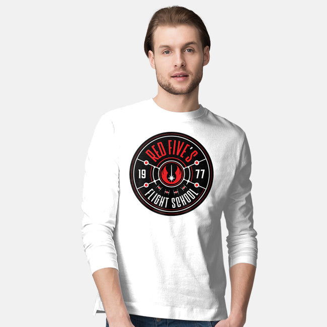 Red Five's Flight School-Mens-Long Sleeved-Tee-BadBox