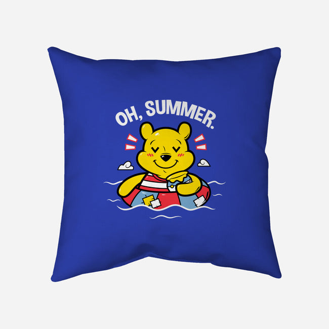 Summer Honey-None-Non-Removable Cover w Insert-Throw Pillow-krisren28