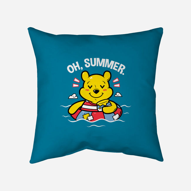 Summer Honey-None-Non-Removable Cover w Insert-Throw Pillow-krisren28