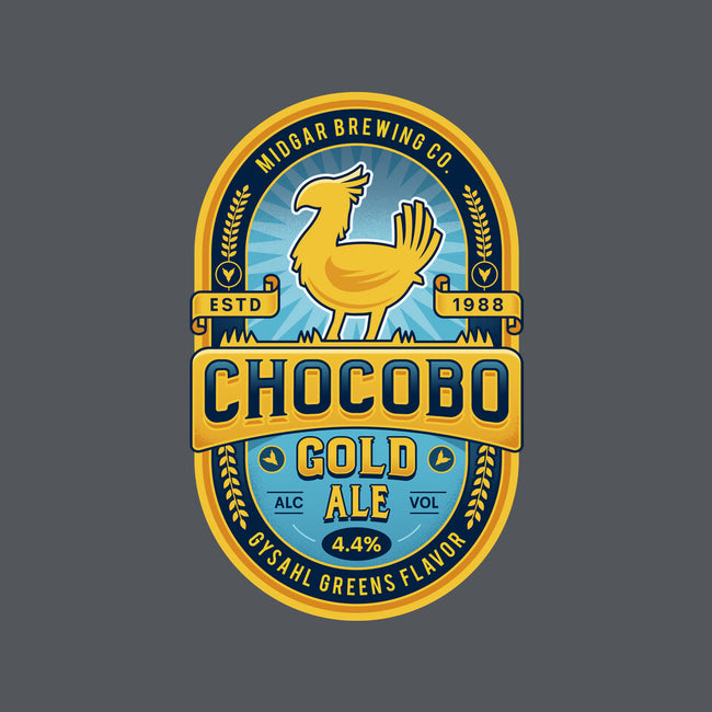 Chocobo Gold Beer Emblem-Unisex-Pullover-Sweatshirt-LAGELANTEE