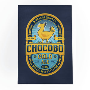 Chocobo Gold Beer Emblem