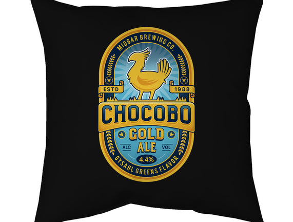 Chocobo Gold Beer Emblem