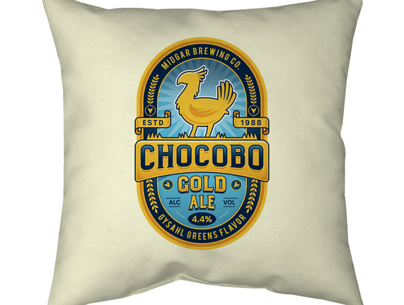 Chocobo Gold Beer Emblem