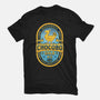 Chocobo Gold Beer Emblem-Unisex-Basic-Tee-LAGELANTEE