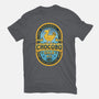 Chocobo Gold Beer Emblem-Womens-Basic-Tee-LAGELANTEE