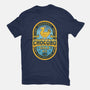 Chocobo Gold Beer Emblem-Unisex-Basic-Tee-LAGELANTEE