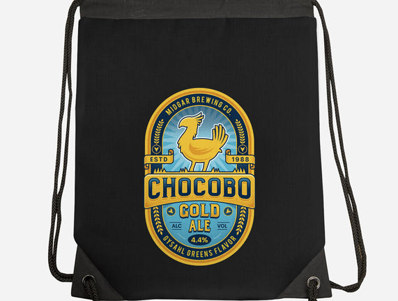 Chocobo Gold Beer Emblem