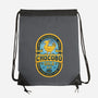 Chocobo Gold Beer Emblem-None-Drawstring-Bag-LAGELANTEE