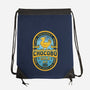 Chocobo Gold Beer Emblem-None-Drawstring-Bag-LAGELANTEE