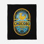 Chocobo Gold Beer Emblem-None-Fleece-Blanket-LAGELANTEE