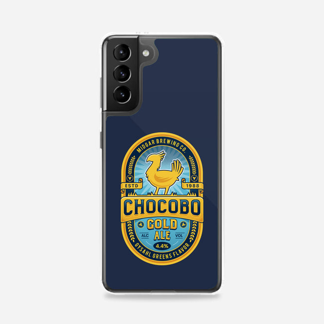 Chocobo Gold Beer Emblem-Samsung-Snap-Phone Case-LAGELANTEE