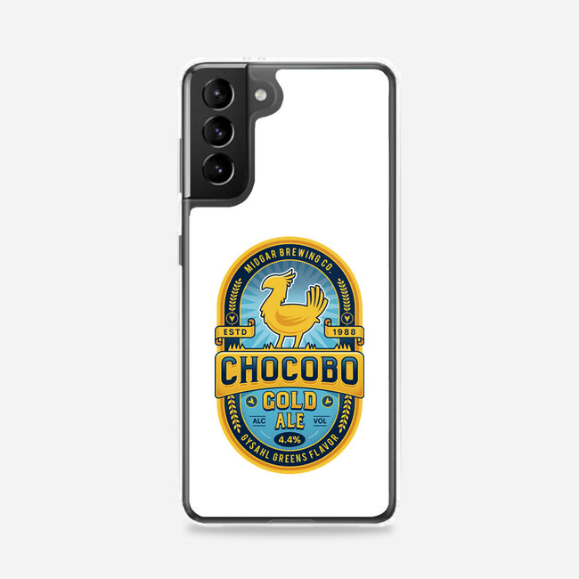 Chocobo Gold Beer Emblem-Samsung-Snap-Phone Case-LAGELANTEE