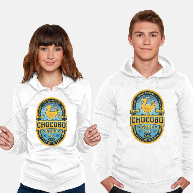 Chocobo Gold Beer Emblem-Unisex-Pullover-Sweatshirt-LAGELANTEE