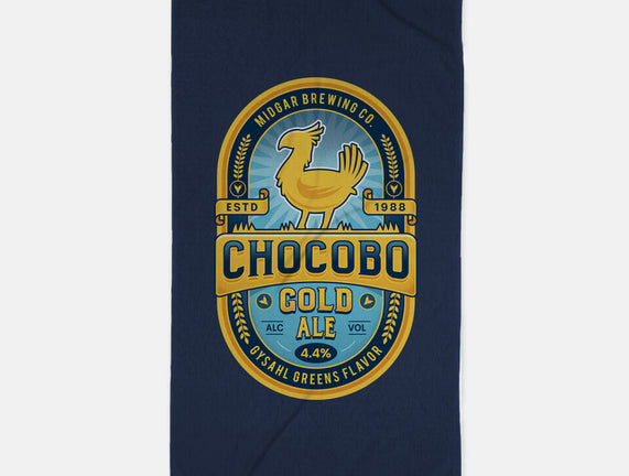 Chocobo Gold Beer Emblem