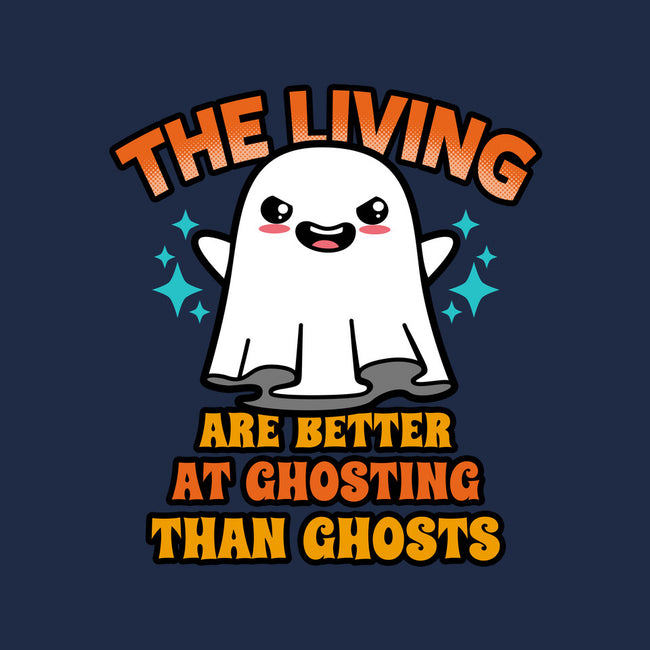 The Living Are Better At Ghosting-None-Removable Cover-Throw Pillow-Boggs Nicolas