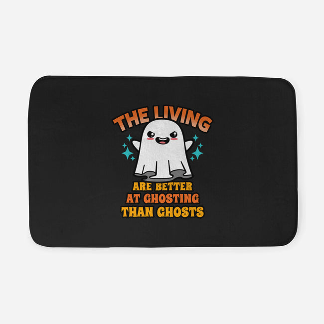 The Living Are Better At Ghosting-None-Memory Foam-Bath Mat-Boggs Nicolas