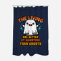 The Living Are Better At Ghosting-None-Polyester-Shower Curtain-Boggs Nicolas