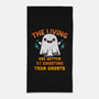 The Living Are Better At Ghosting-None-Beach-Towel-Boggs Nicolas