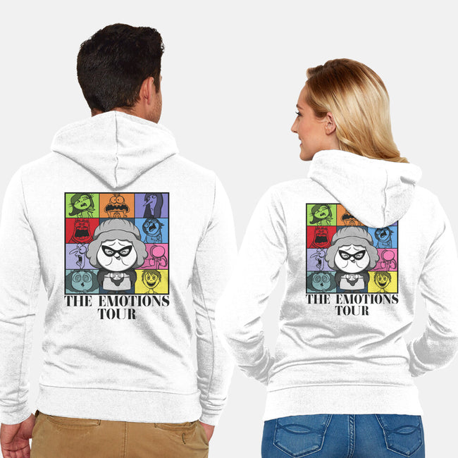 Emotions Tour-Unisex-Zip-Up-Sweatshirt-Claudia