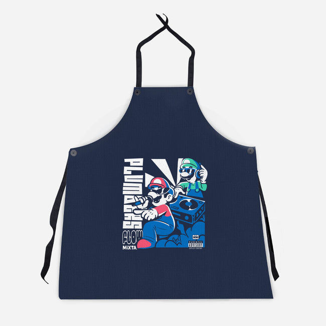 Plumbers Flow Mixtape-Unisex-Kitchen-Apron-estudiofitas