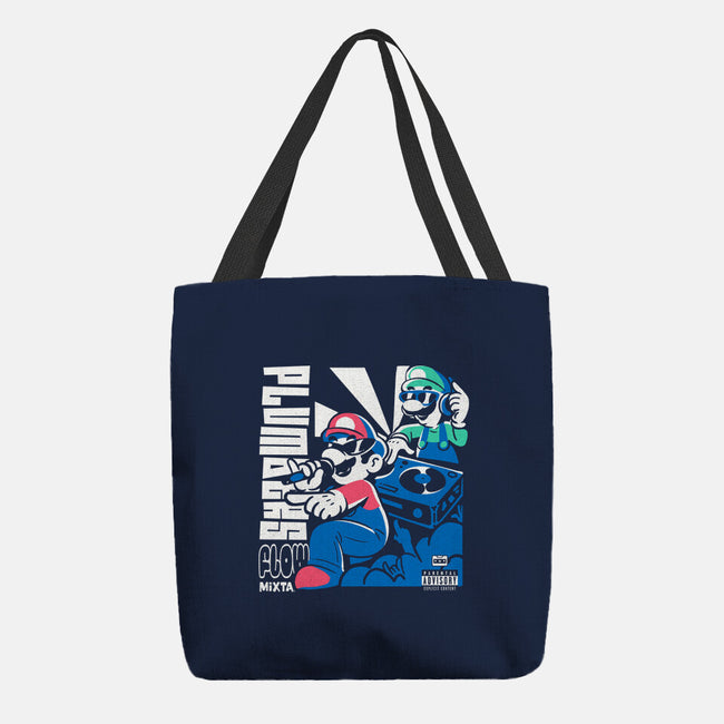 Plumbers Flow Mixtape-None-Basic Tote-Bag-estudiofitas