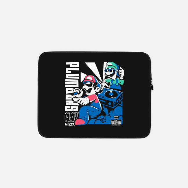 Plumbers Flow Mixtape-None-Zippered-Laptop Sleeve-estudiofitas