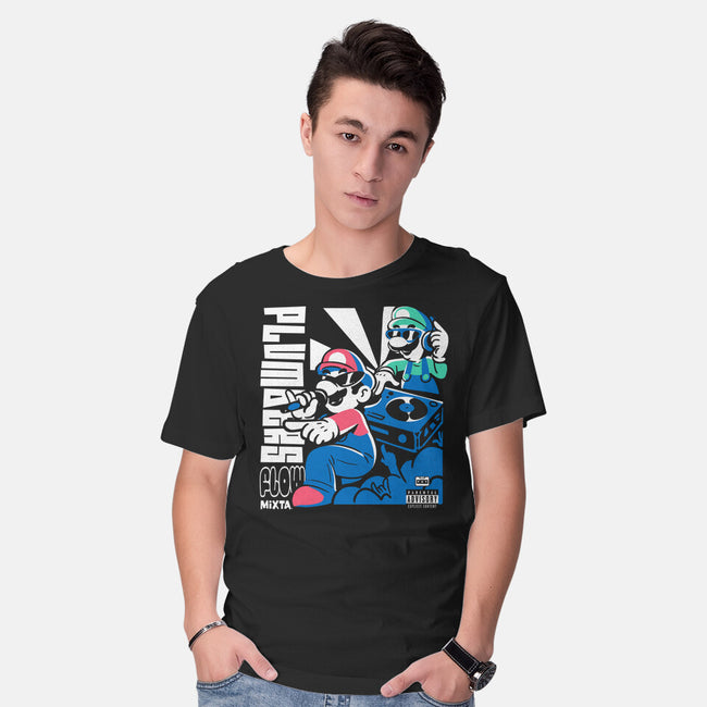 Plumbers Flow Mixtape-Mens-Basic-Tee-estudiofitas